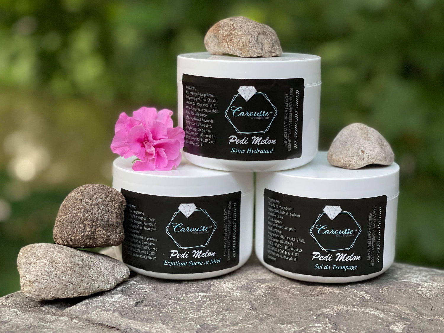 Carousse Exfoliant Sucre Scrub Pedi Melon 8oz
