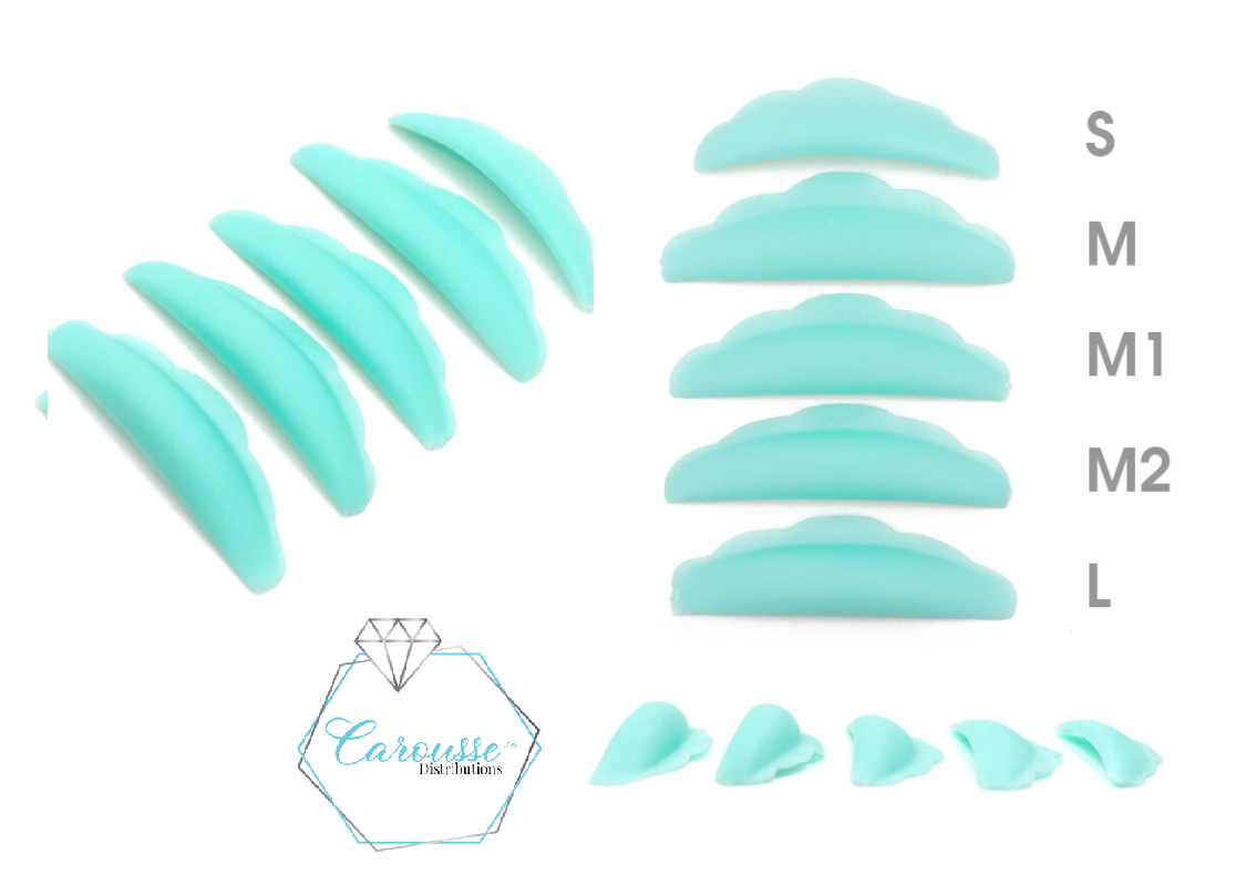 Coussin de Silicone Turquoise (5 Paires)