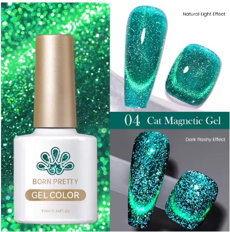 Born Pretty UV Polish Reflective Cat Eye Magn. 10ml