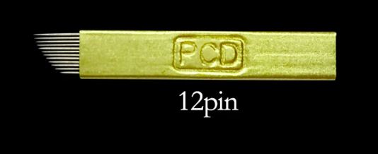Aiguilles Microblading PCD 12 pins