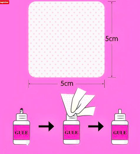 Lingettes Sans Coton 2x2 Carrées en Boite (200)