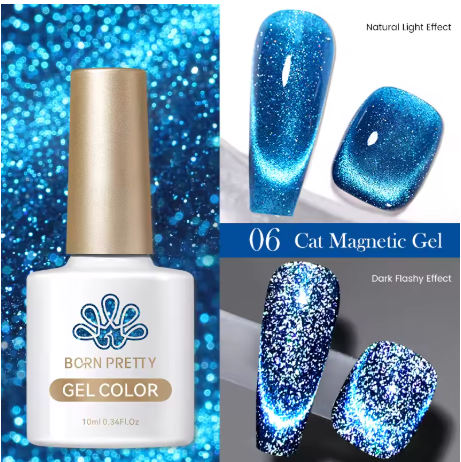 Born Pretty UV Polish Reflective Cat Eye Magn. 10ml