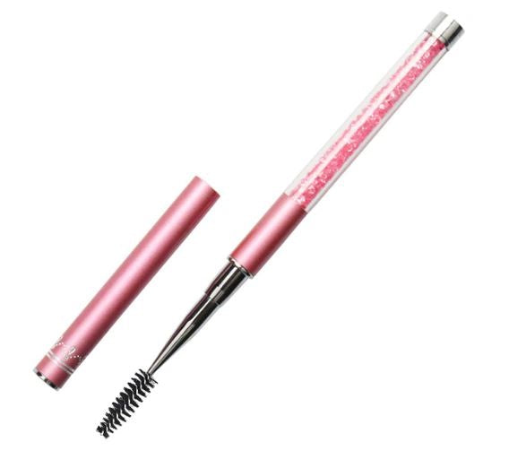 Brosse à Mascara Réutilisable avec Cristaux Rose et Couvercle (Copie)