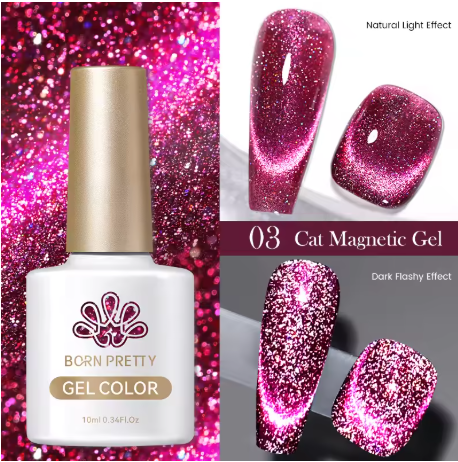 Born Pretty UV Polish Reflective Cat Eye Magn. 10ml