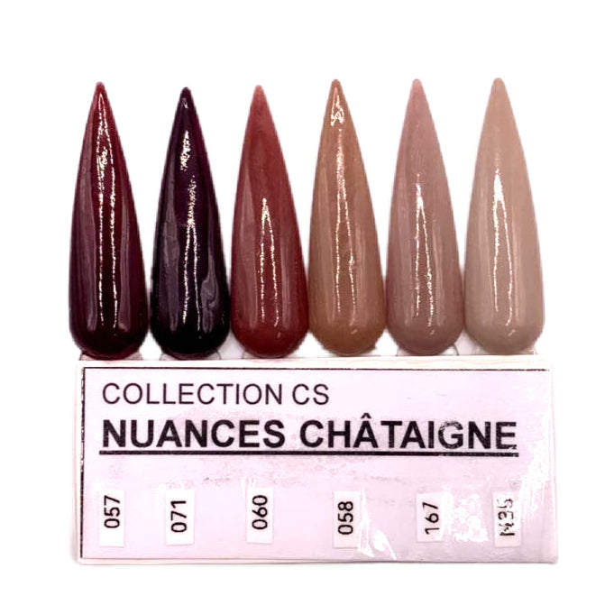 Carousse Collection Poudre Nuance Châtaigne (6 x 1oz)