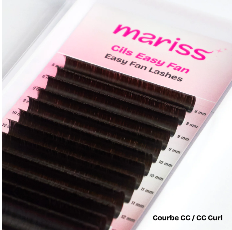 Mariss Cils CC 0.07 Easy Fan Brun (Pacane et Chocolat) Mix 8-14mm