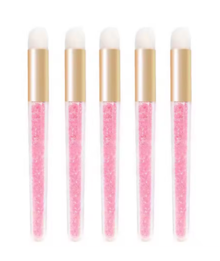 Brosse shampoing Cristal Rose Manche Long