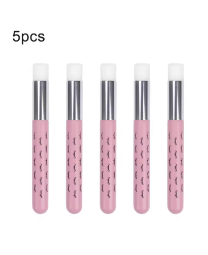 Brosse à Shampoing Rose avec Cils