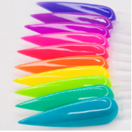 Collection de Poudre Folie Fluo 10 x 1oz de Solution Beauté