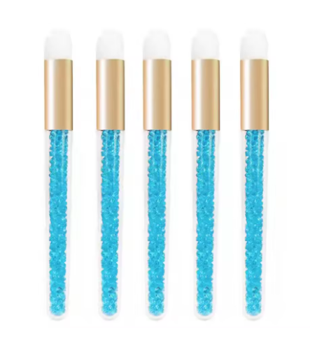 Brosse shampoing Cristal Bleu Manche Long