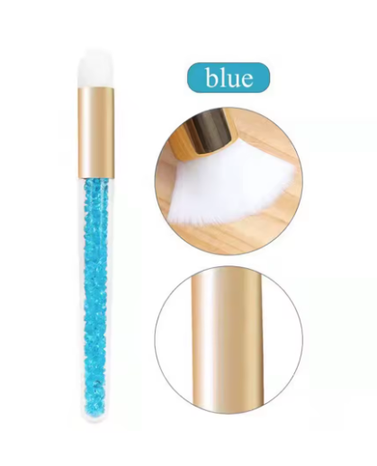 Brosse shampoing Cristal Bleu Manche Long