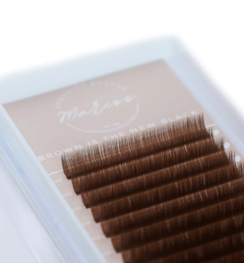 Mariss Cils M 0.07 Easy Fan Bruns - Brown Is de New Black Mix 8-14mm