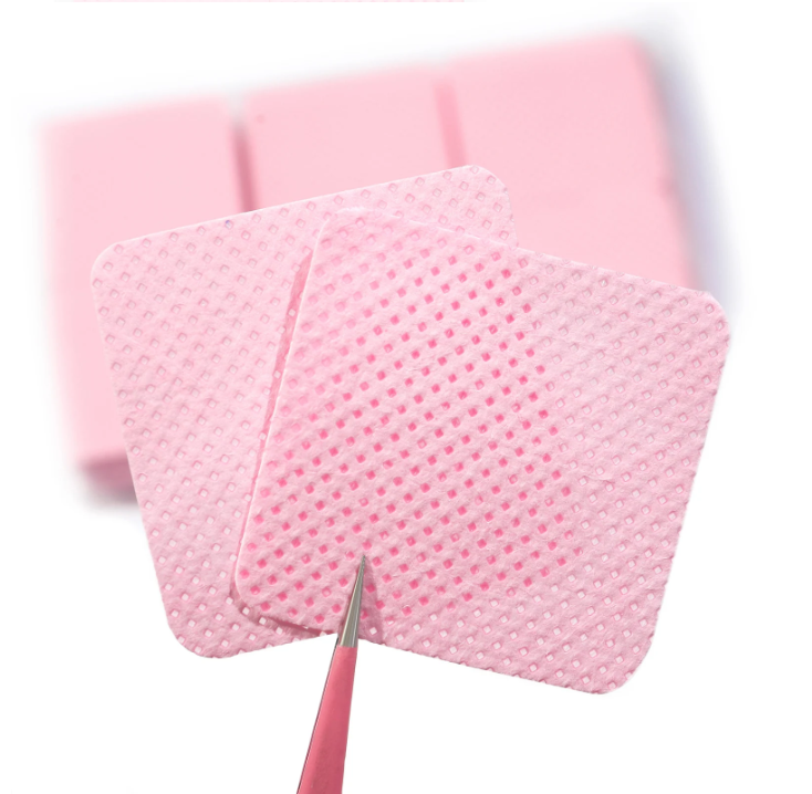 Lingettes Sans Coton 2x2 Roses Carrées