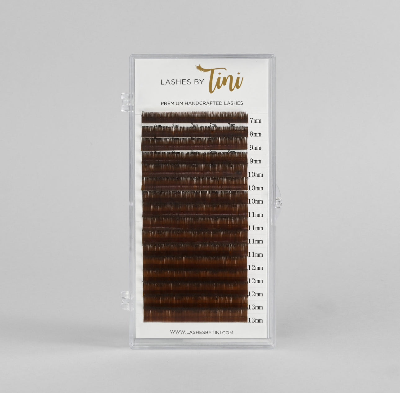 Tini Cils Silk 0.15 Plat Brun Chocolat