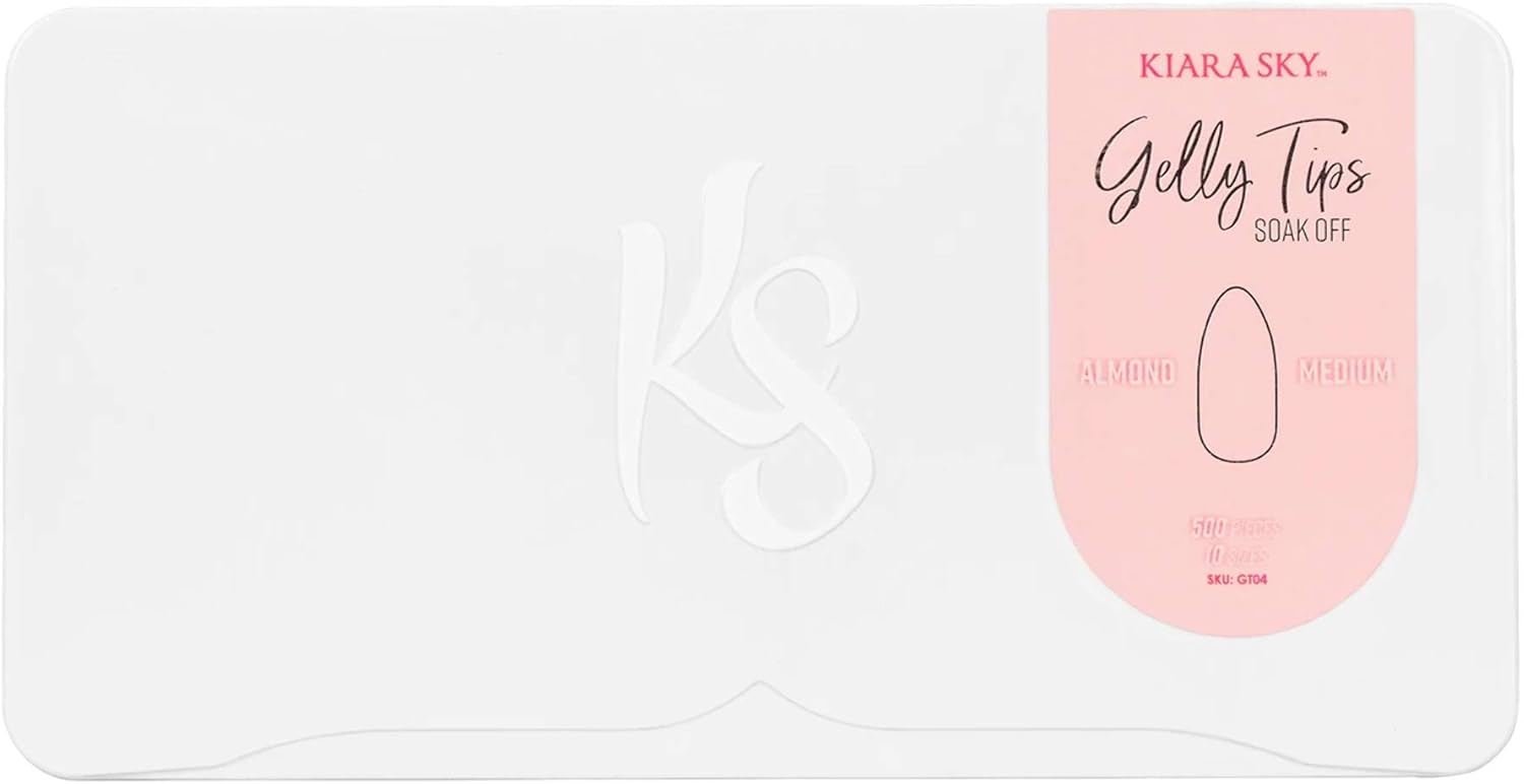 Kiara Sky Prothèse Gelly Tip Pleine Médium Amande Boite (500)