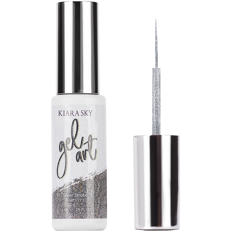 Kiara Sky UV Gel Art Liner Silver Stroke 111