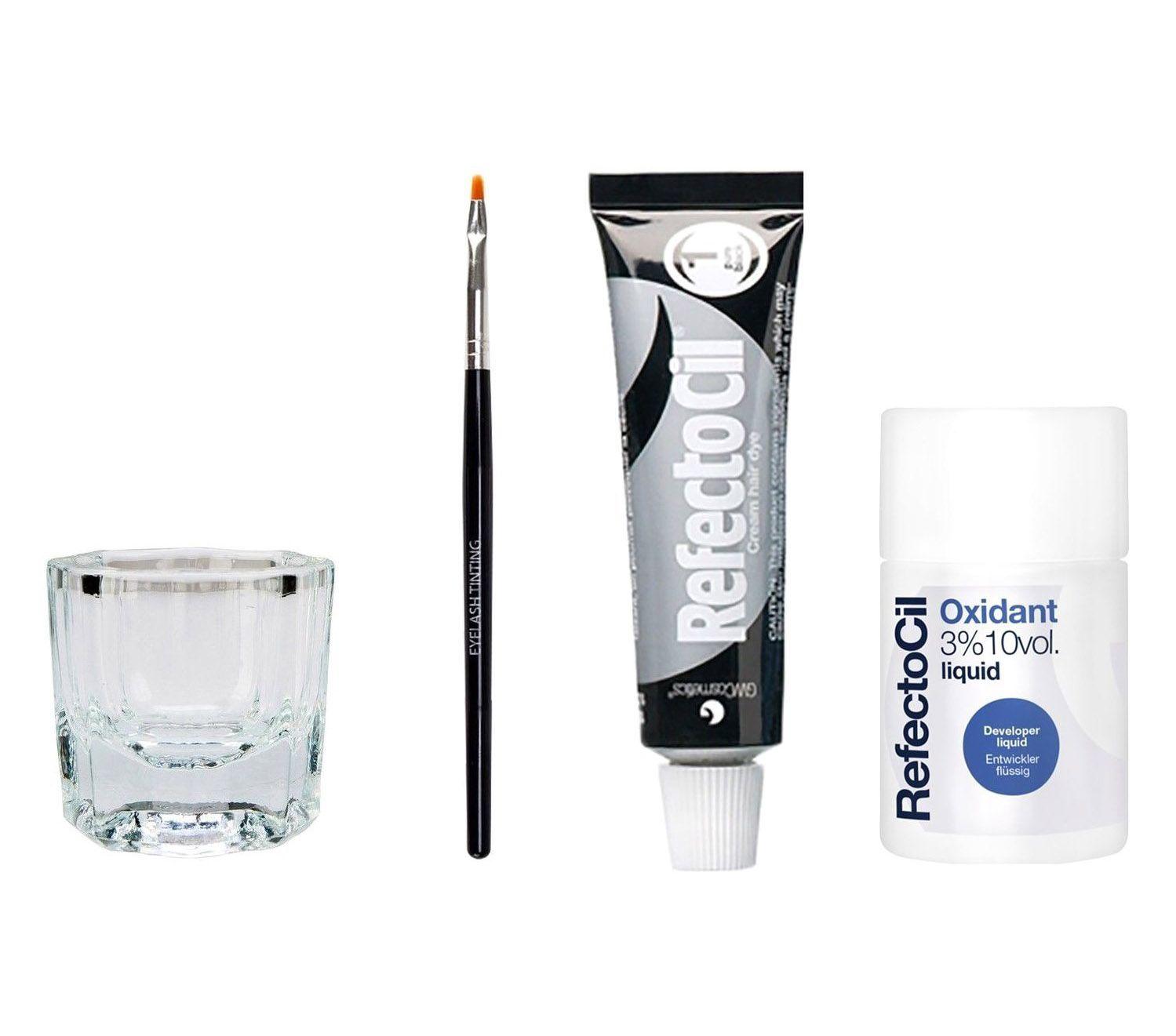 Refectocil Ens. Noir (Teinture, Oxydant, Pinceau, Contenant)