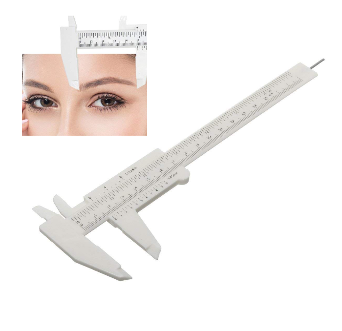 Règle à Sourcils Professionnelle 150mm