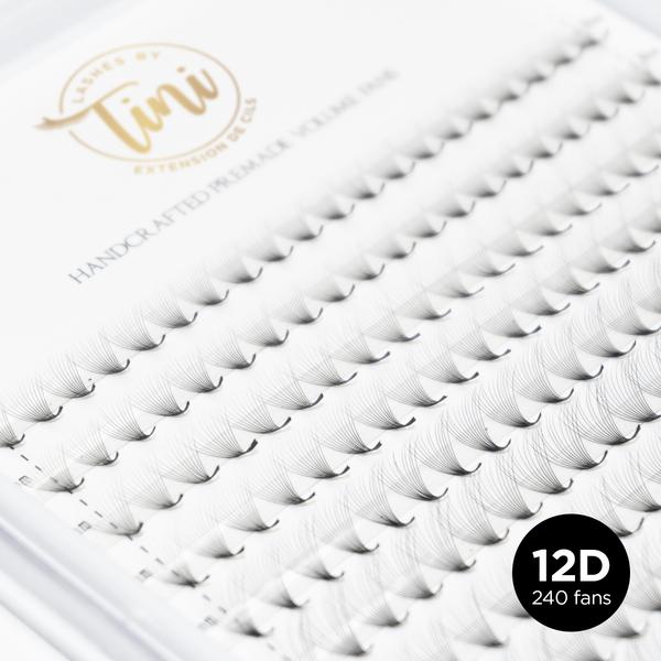 Tini Cils CC 0.03 12D Pre-Made Fans Base Pointue