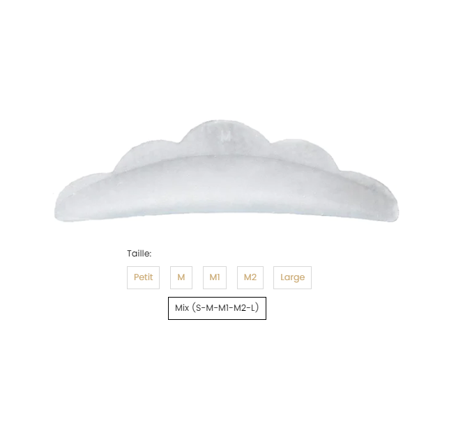 Tini Coussins en Silicone Transparents (5 paires) pour Rehaussement