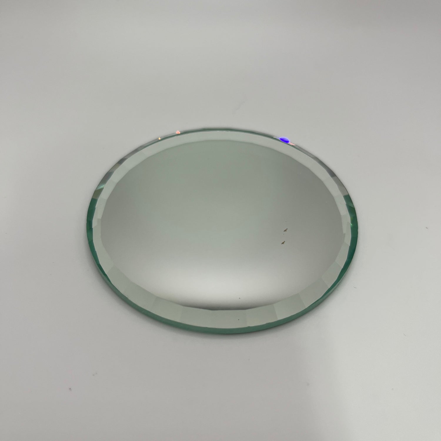 Plaque pour Colle Ronde Cristal Claire Miroir Lrg