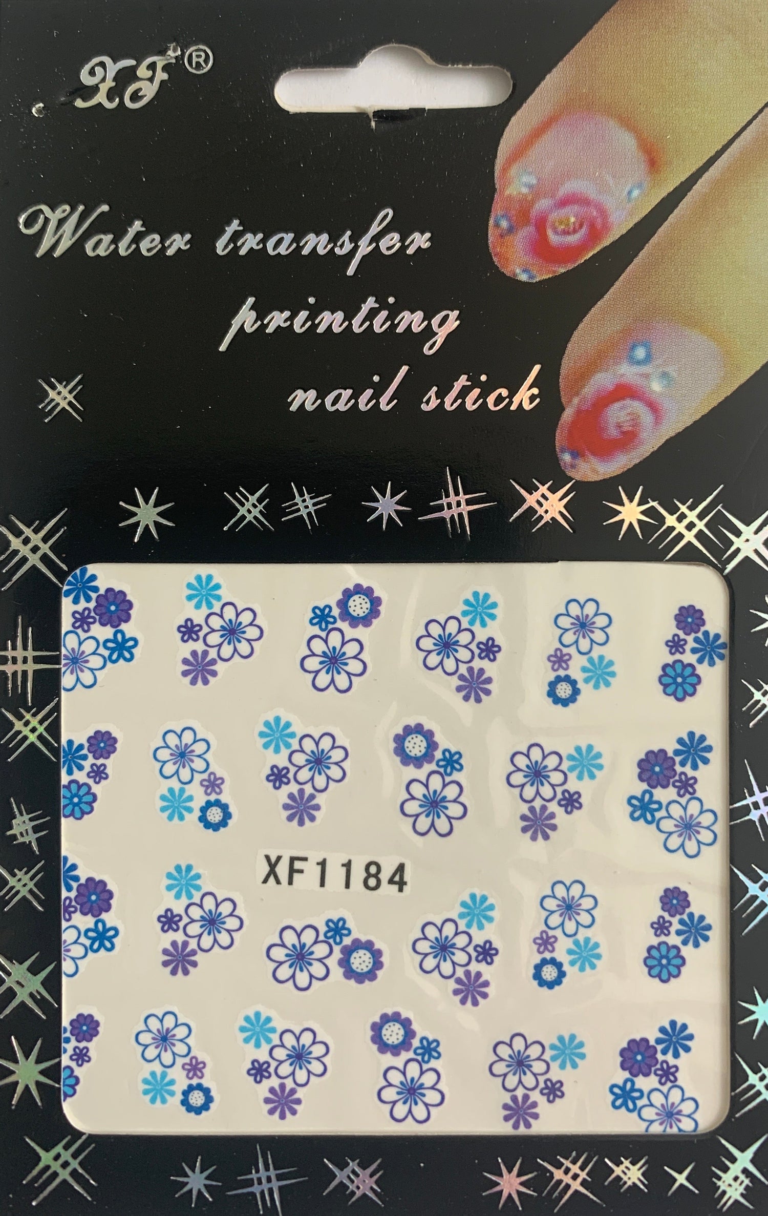 Water Decals Petite Fleur Bleue