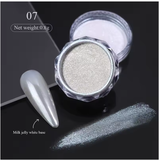 Poudre Pot Pigment Perlé Argent 007 0.8g