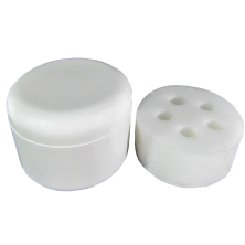 8oz Cast Iron Bain Marie Pot with 5 Hole Sponge