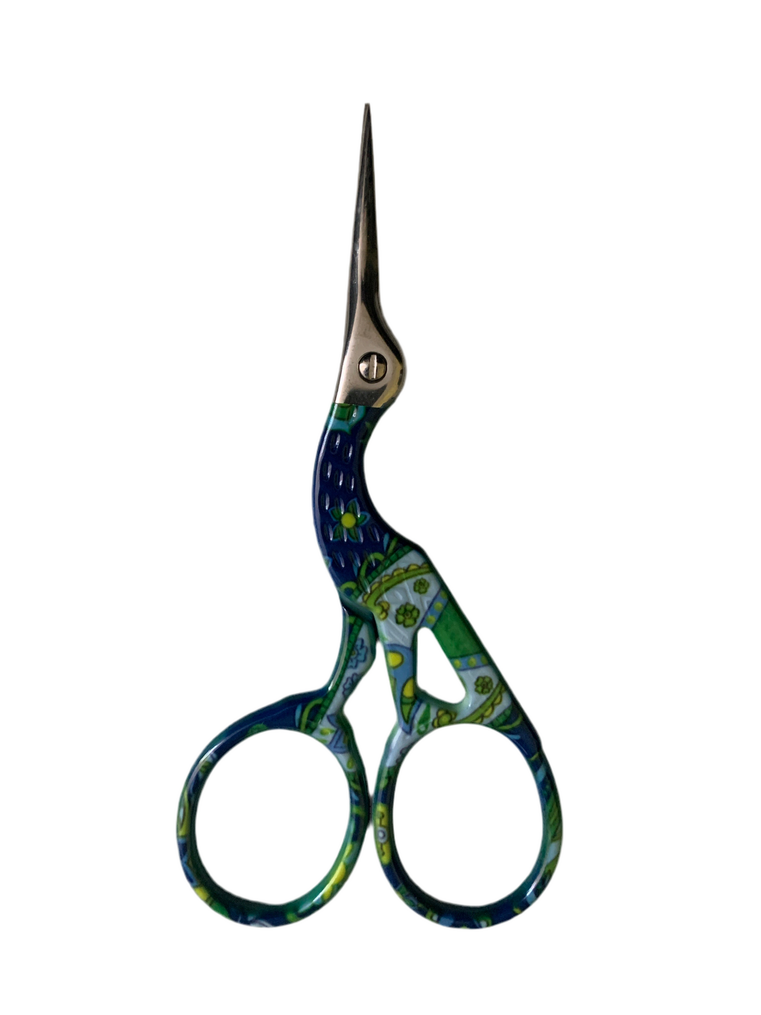 Ciseau Précision Oiseau Vert/bleu 9cm