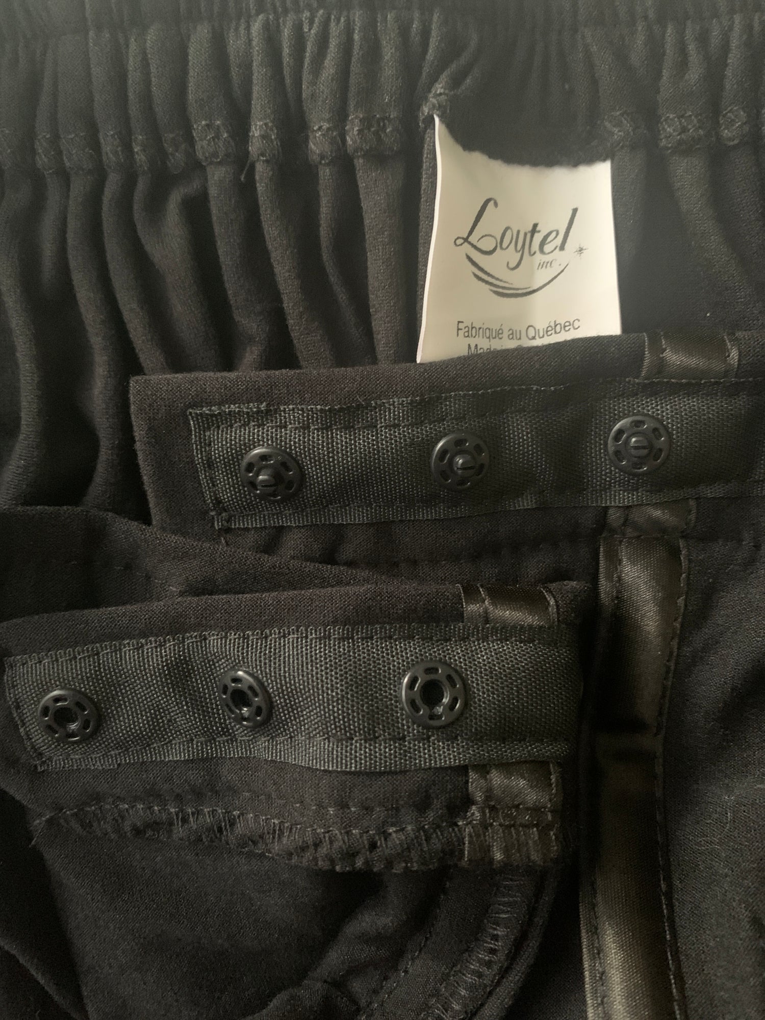 Loytel Pareo Spa Noir Ajustable avec Boutons de Pression