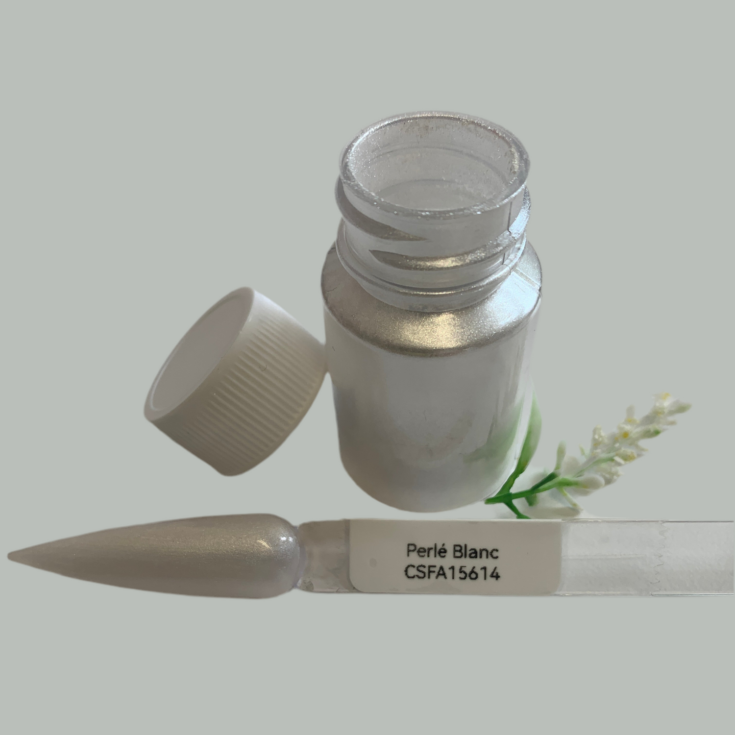 Poudre Pot Pigment Perlé Blanc 10g
