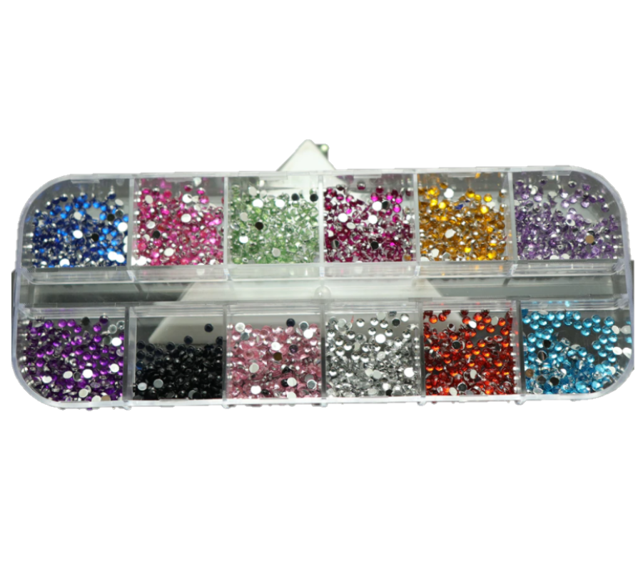 Crystals Box of 12 Colors