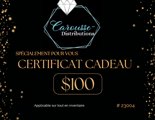 Certificat cadeau Carousse Distribution