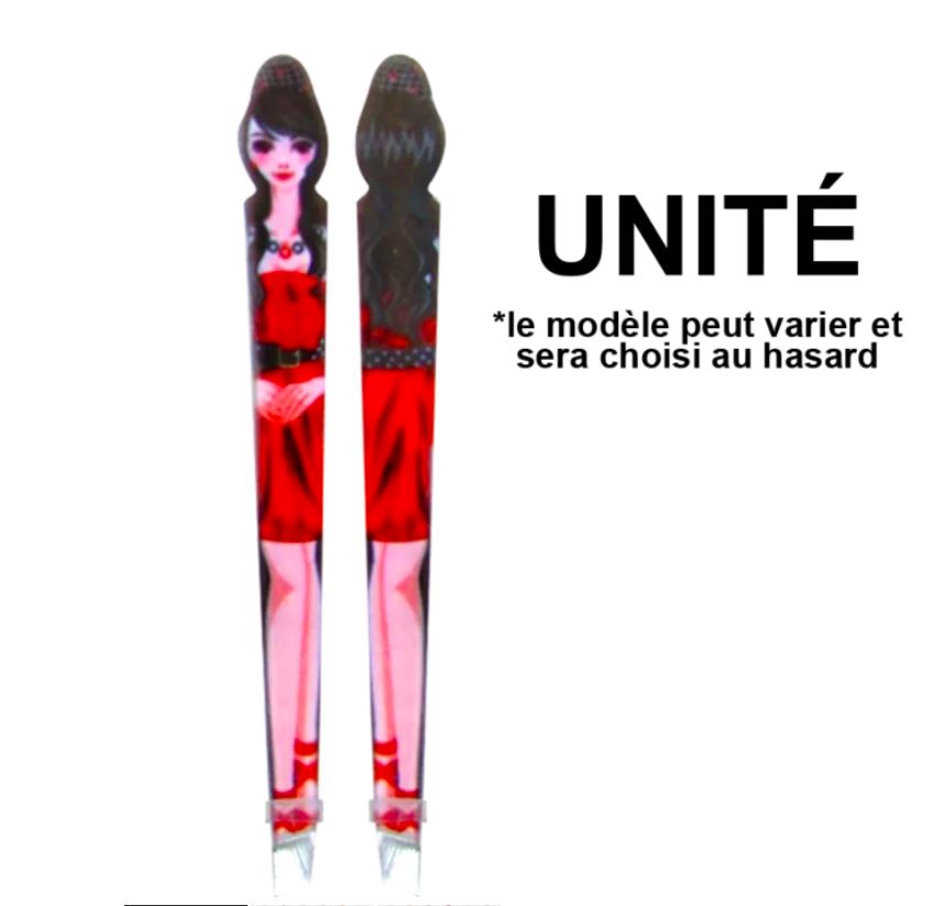 Fashionable Girls Eyebrow Tweezers Assorted (unit)