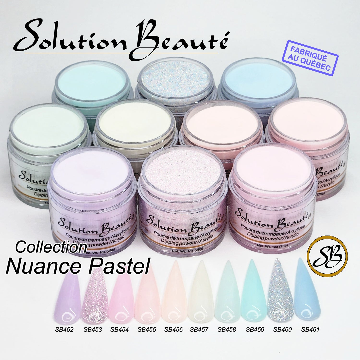 Mini Pastel Nuance Powder Collection (10 x 0.25oz)