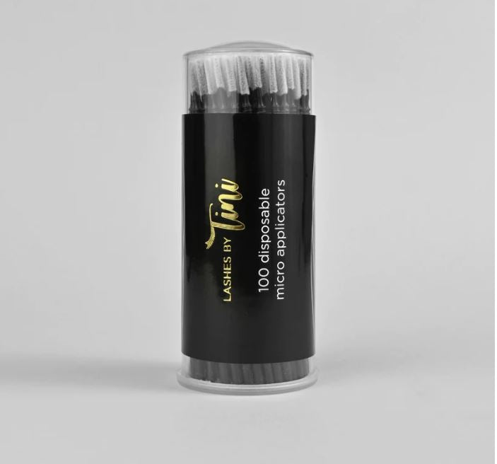 Tini Micro Brosses Noires à Pointes Longues (100)