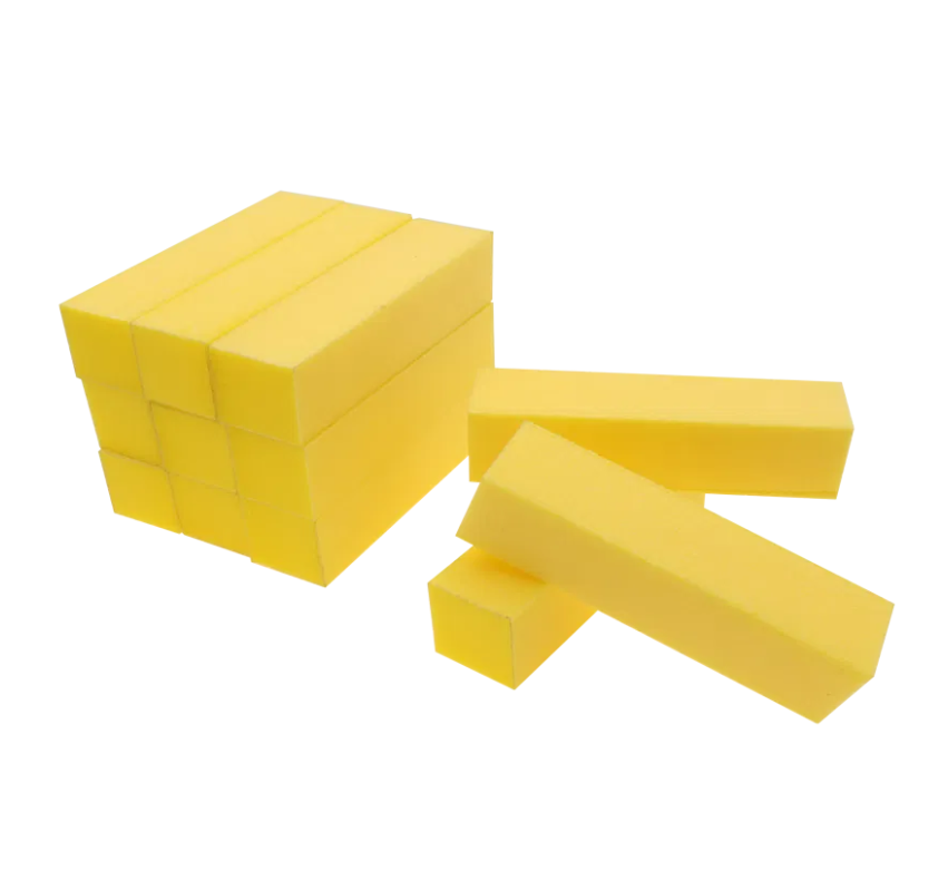 Gold Nails Yellow Block 4 Sides 220/220 (12)