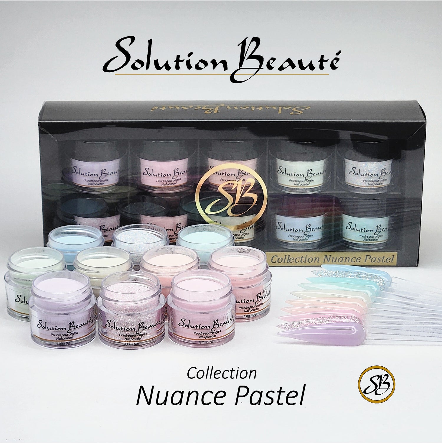 Mini Pastel Nuance Powder Collection (10 x 0.25oz)