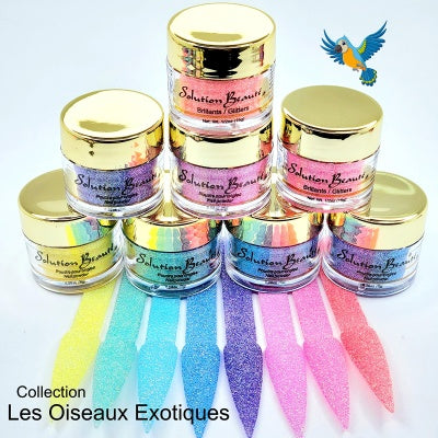 Exotic Birds Glitter Collection (8 x 0.25oz)