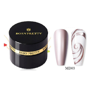 Born Pretty Gel Paint Silver Rose 5g
