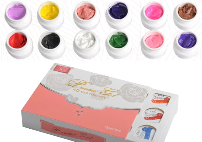 E&amp;A UV Gel 4D Plasticine Green C10 8ml