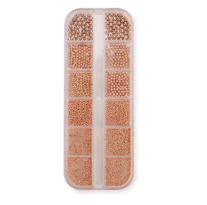 Caviars Box of 12 Sizes Rose Gold
