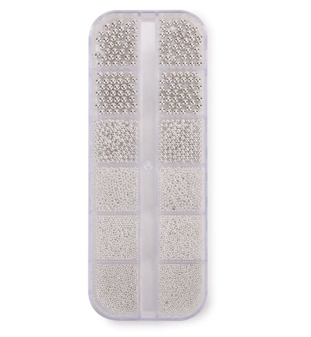 Caviars Box of 12 Silver Sizes