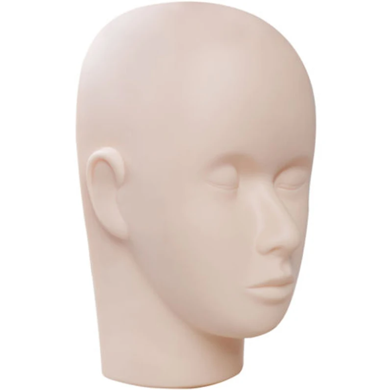 Practice Head with 25 Pairs of Eyelashes