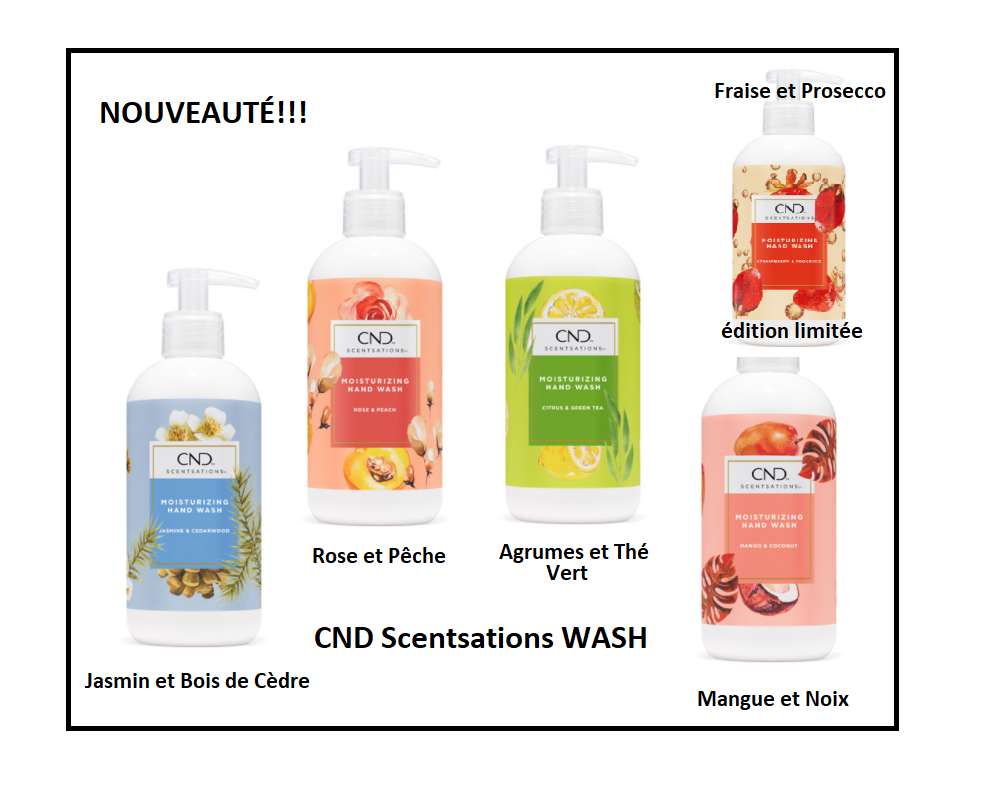 CND Scentsations Wash Rose and Peach 13.2oz