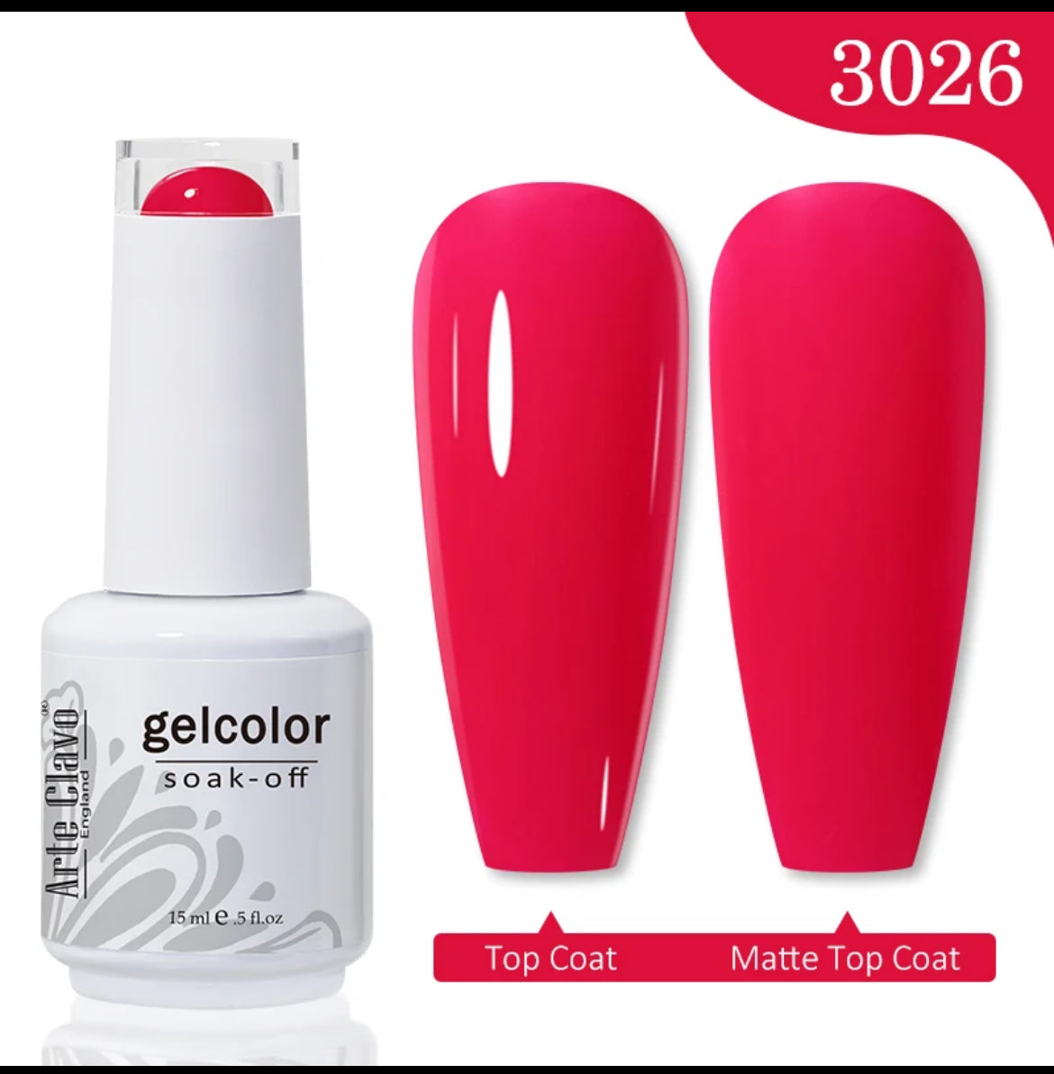 Arte Clavo UV Varnish 15ml 