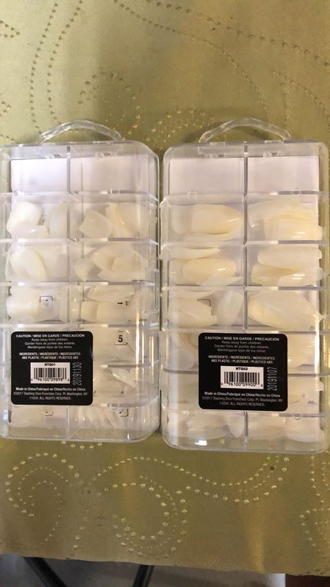 Dashing Diva Square Prosthesis Virtual Nails To Go Box (120)