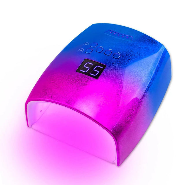 Lampe UV / Led Sans Fils 48w Rechargeable Rose et Mauve