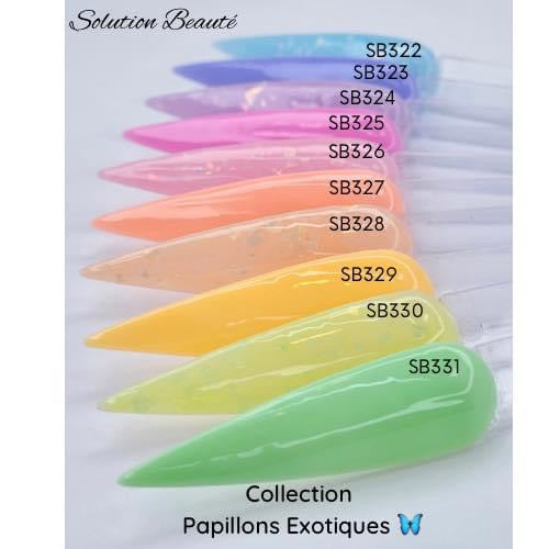 Collection Poudre Papillons Exotiques (10 x 1oz)