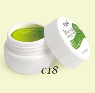 E&amp;A UV Gel 4D Plasticine Green C18 8ml